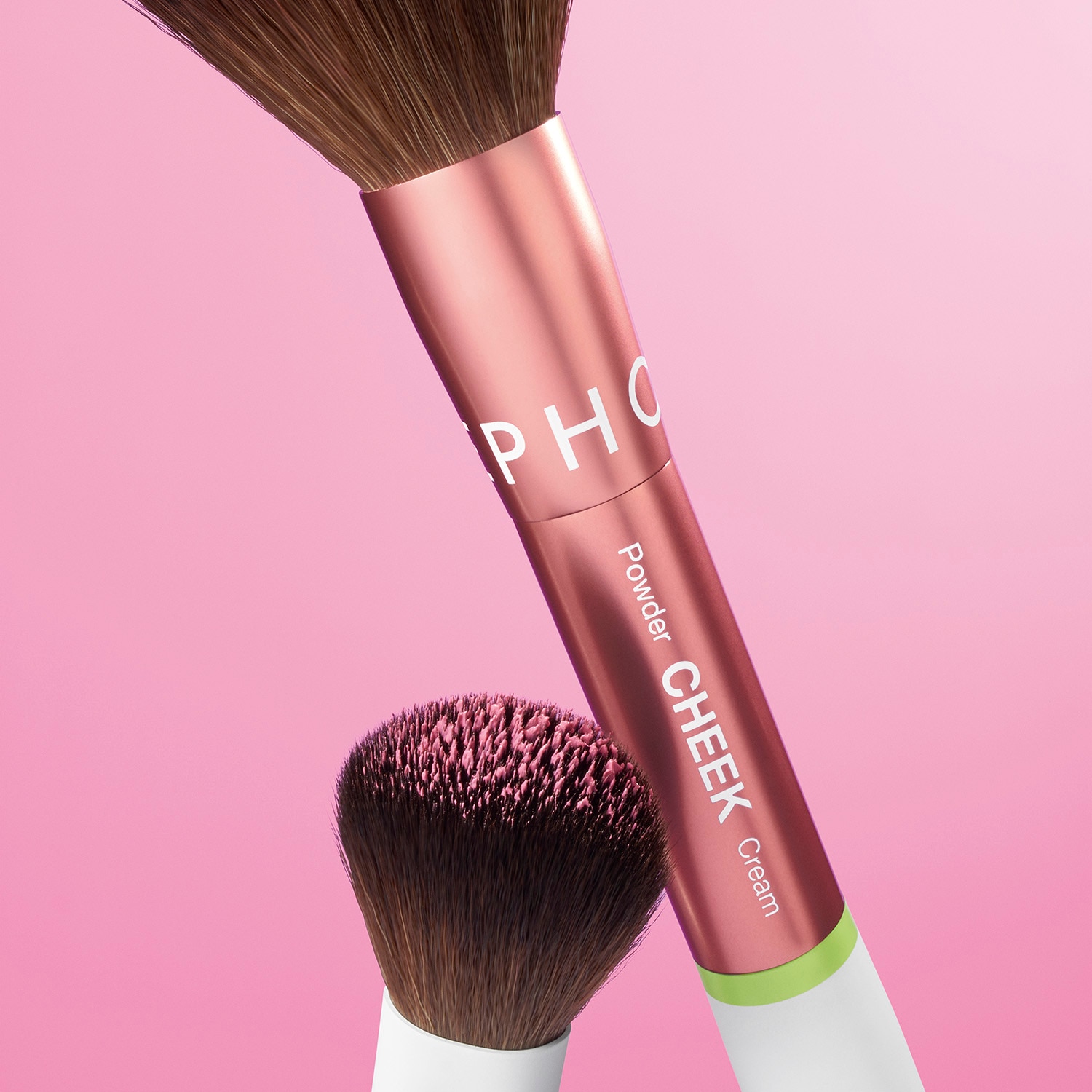DUO CHEEK BRUSH-25 (BROCHA DE MAQUILLAJE CON DOBLE PUNTA)